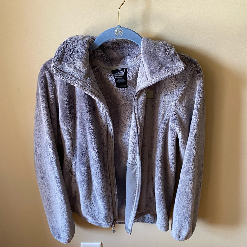 North Face Fluffy Zip Up